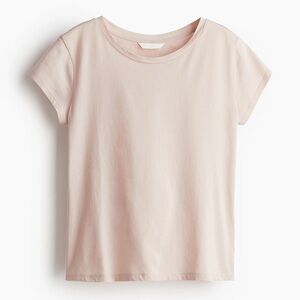 H&M Light Pink Short Sleeve Tee